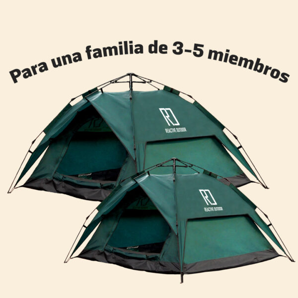 dirxy Family Camping Tent Set – Small & Large 3-Second Quick Setup Tents